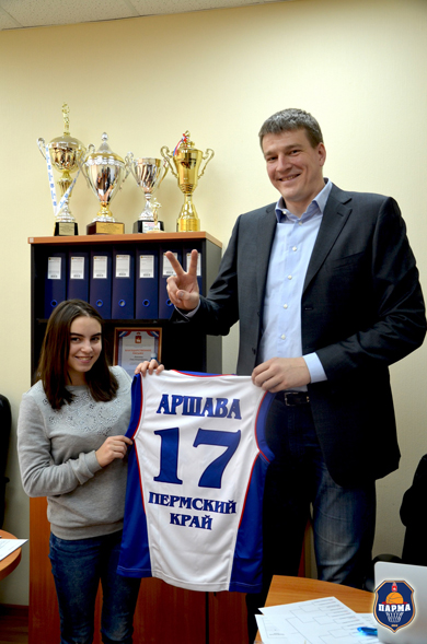 17-летняя Настя Аршава выйдет в составе «Пармы» на матч с БК «Университет-Югра»