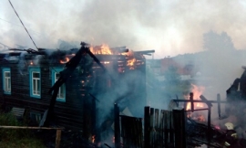 В Прикамье во время пожара погибли женщина и трехлетний ребенок