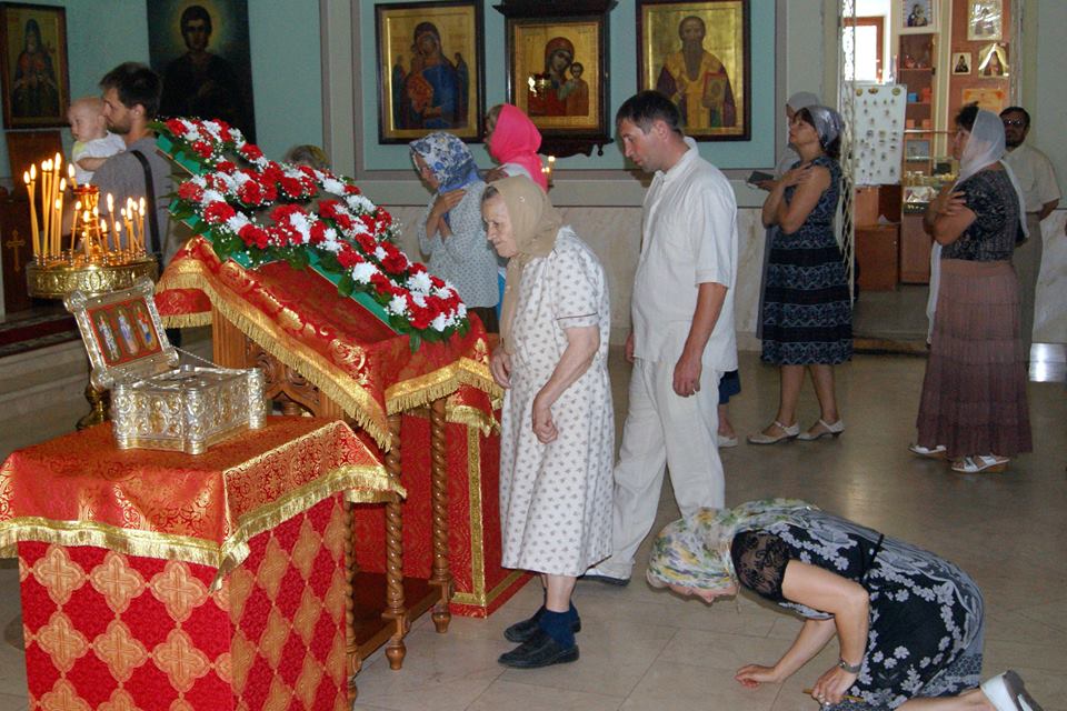 В Пермь прибыли мощи святых и частичка Креста Господня с горы Афон