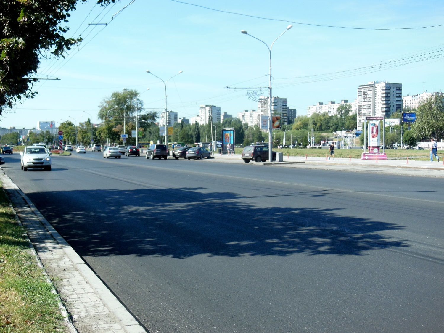 22 тысячи кв. метров покрытия: в Перми завершен ремонт ул. Ленина