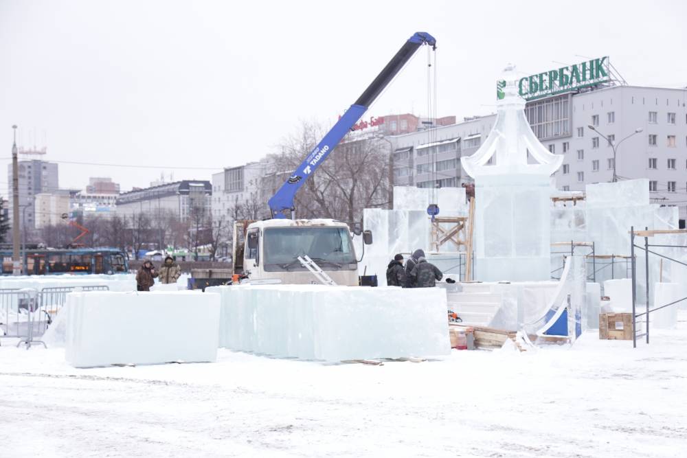 На закупку льда для новогоднего ледового городка в Перми потратят более 4 млн рублей