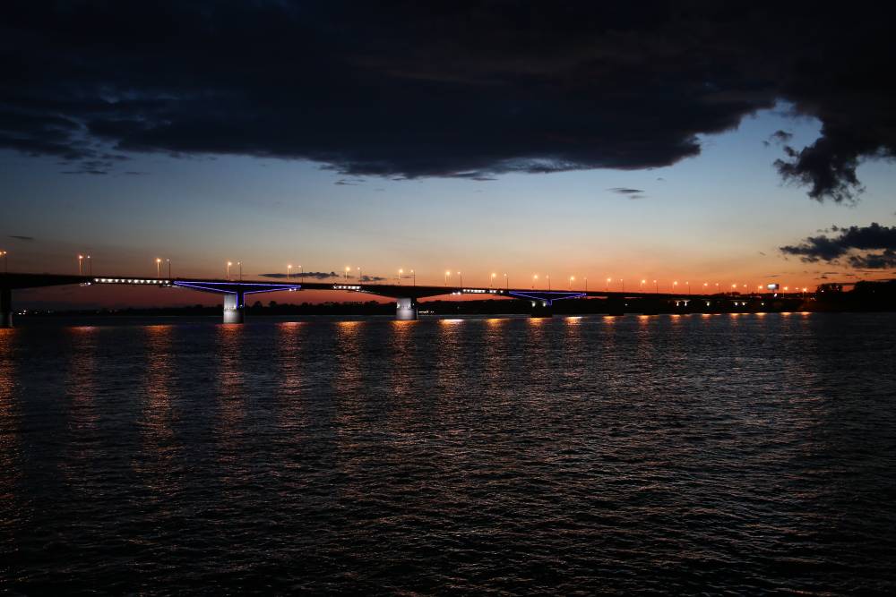 ​В новогодние праздники в Перми на Коммунальном мосту пройдет световое шоу