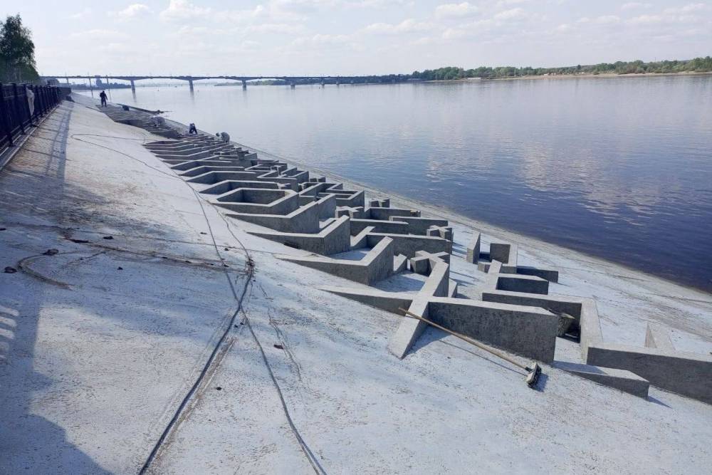 Променадную часть набережной в Перми планируют открыть в начале июня