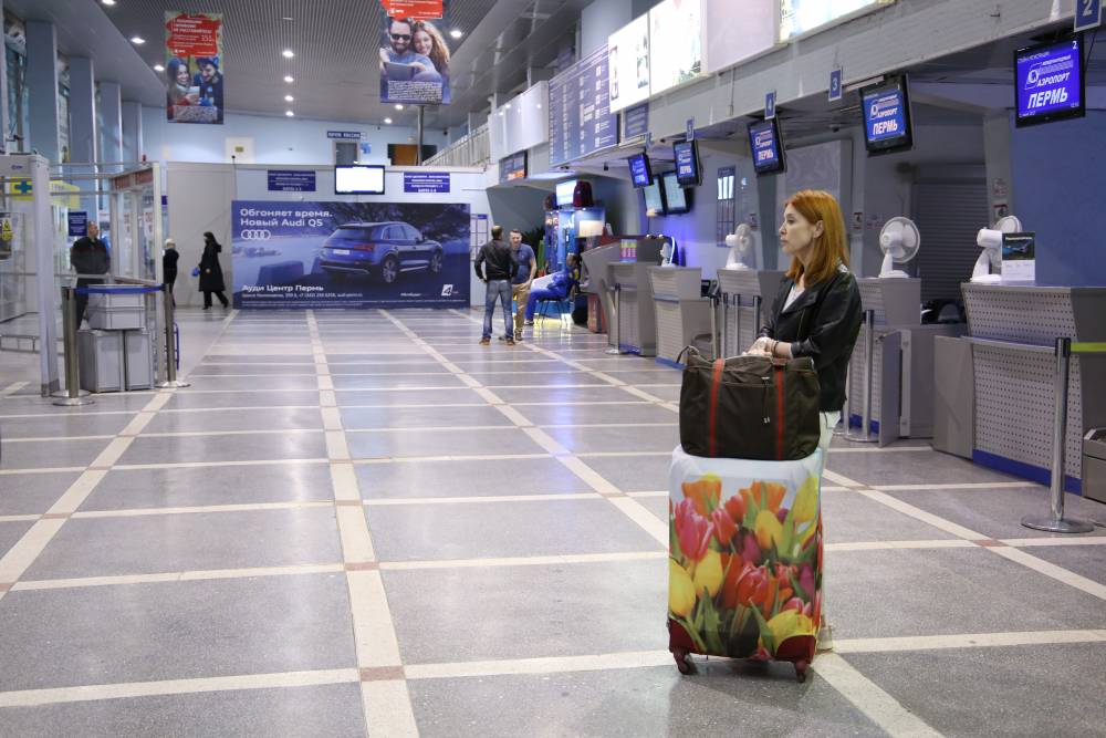​Авиакомпании отложили перелеты из Перми на юг России