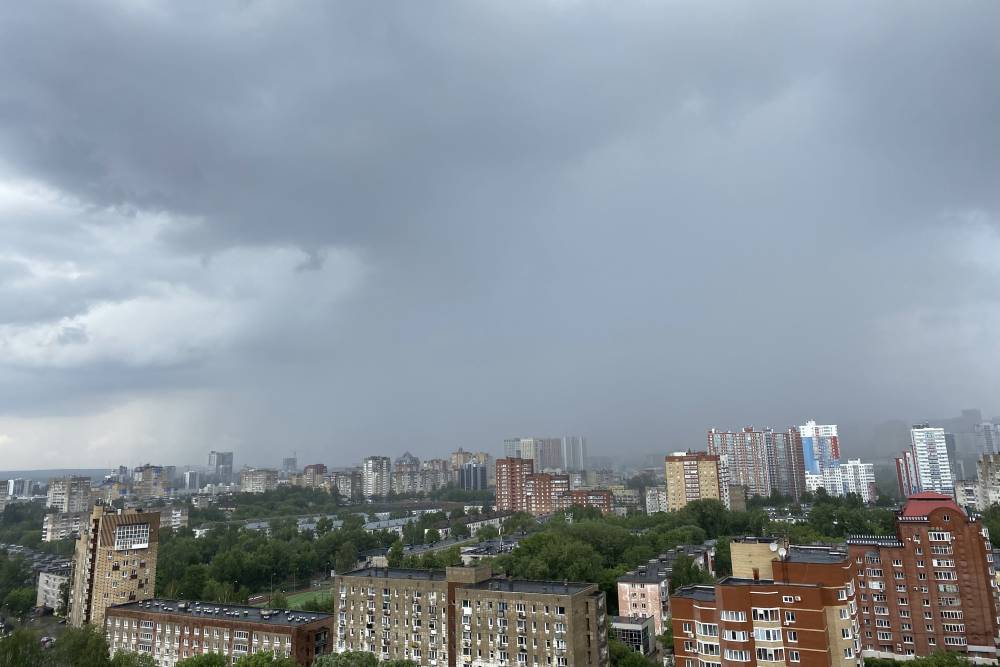 ​В Пермском крае прошли сильные дожди и град