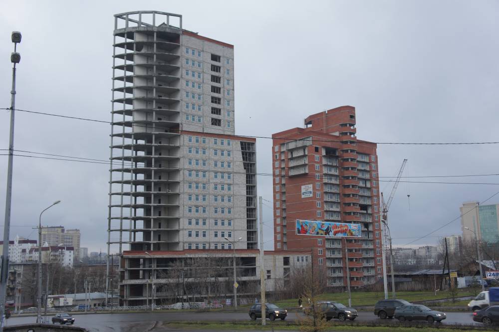 В Перми на торгах продается недостроенное административное здание