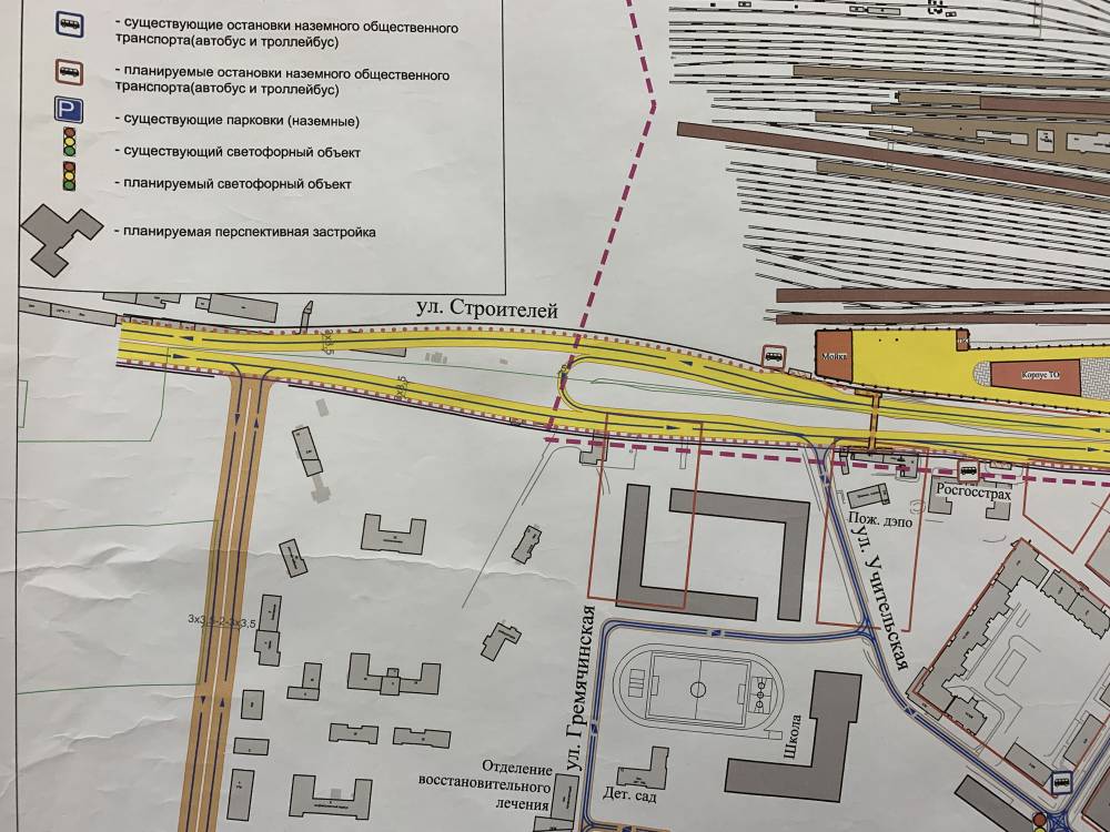 Власти утвердили документацию для строительства съезда с кольцевой развязки на ул. Строителей