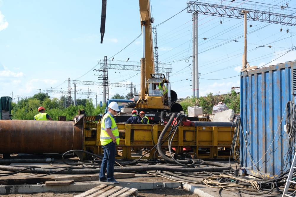 В Перми продолжается строительство тоннеля под Транссибирской магистралью