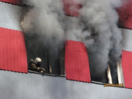 МЧС: сообщение о пожаре в администрации Кизела поступило с опозданием