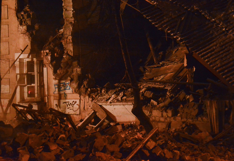 На Карпинского завершен разбор завалов на месте обрушения дома