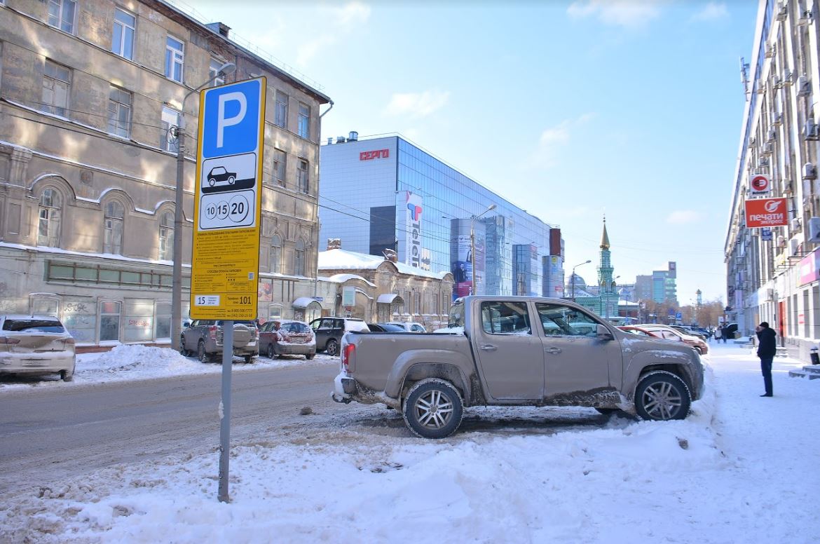 ​С понедельника в Перми расширяется зона платной парковки