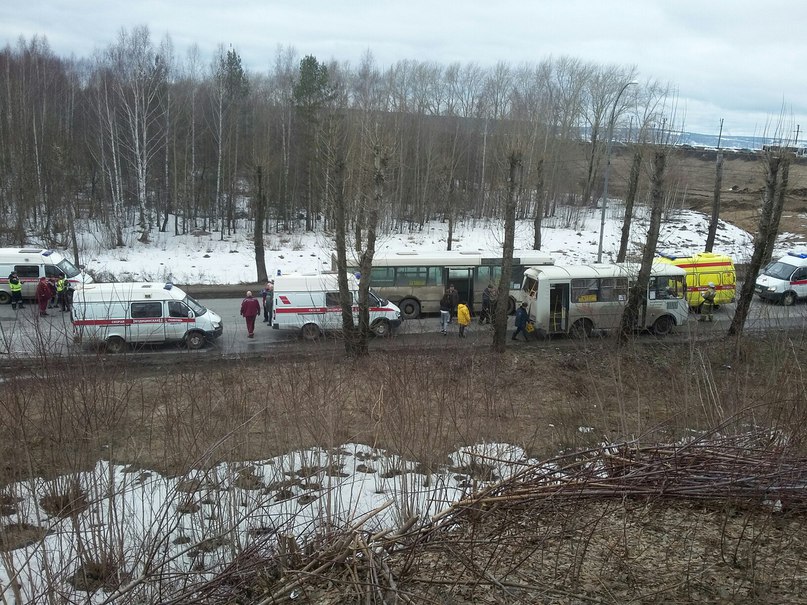 В Перми в ДТП с автобусами пострадали 7 пассажиров
