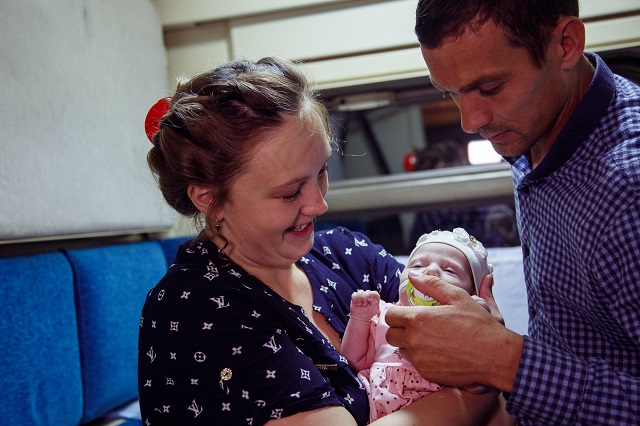 Новорожденная девочка, для которой пермяки совершили чудо, вернулась домой после операции