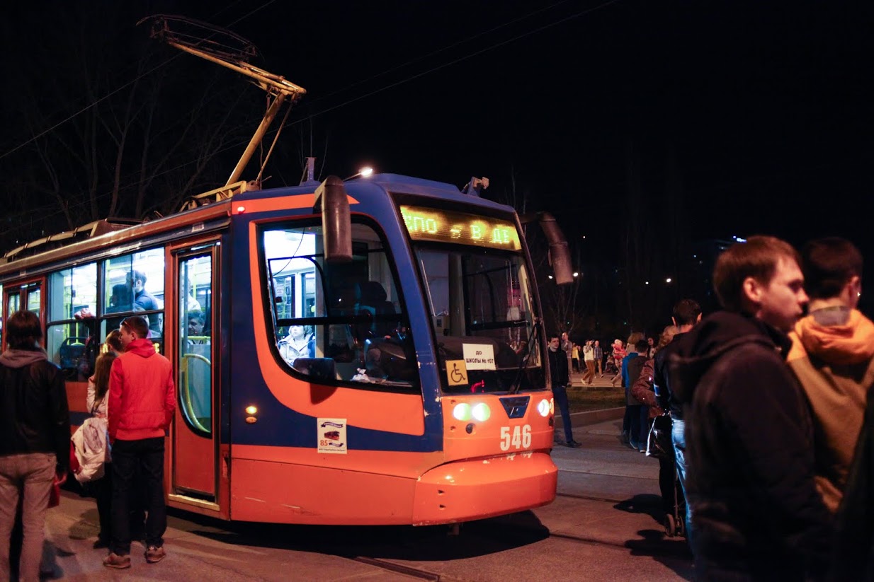 В первую неделю работы нового трамвайного маршрута №10 было перевезено более 20 тыс. человек