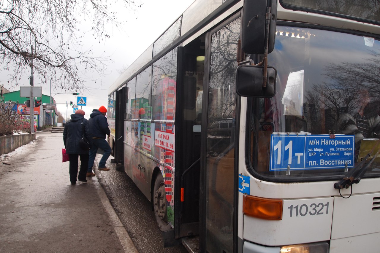 В Перми автобусы №11т впервые вышли на маршрут
