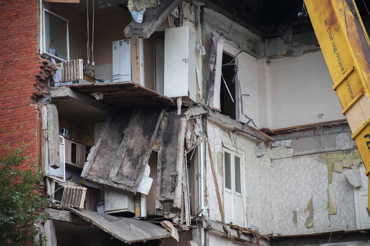 Рухнувший дом на улице Куйбышева будут восстанавливать