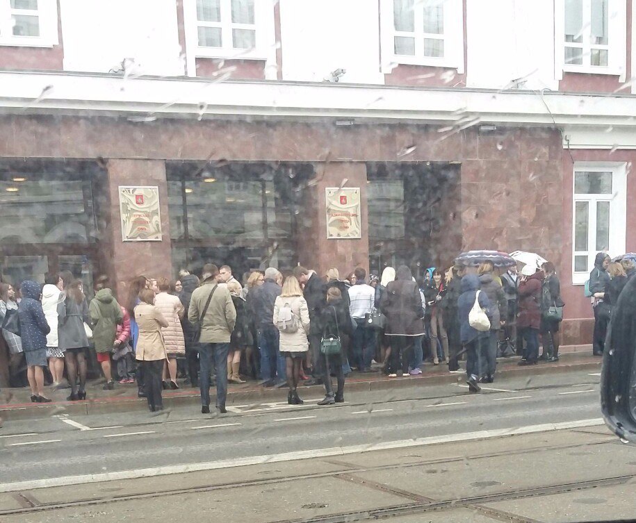 В Перми экстренно эвакуировали людей из здания городской администрации