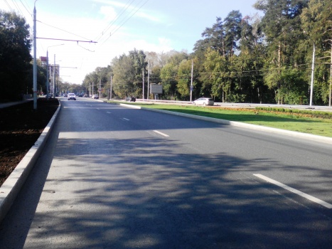 В Перми завершили ремонт шоссе Космонавтов