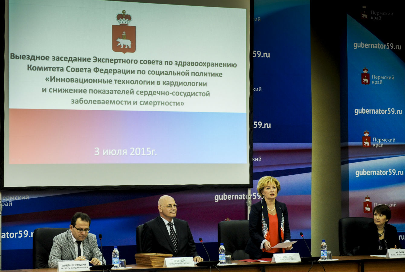 Заседание экспертного совета по здравоохранению  Комитета Совета Федерации проходит в Перми