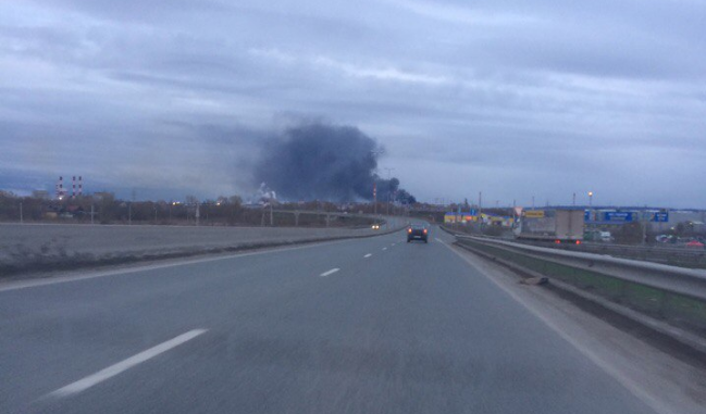 ​В Перми произошел пожар на нефтеперерабатывающем заводе