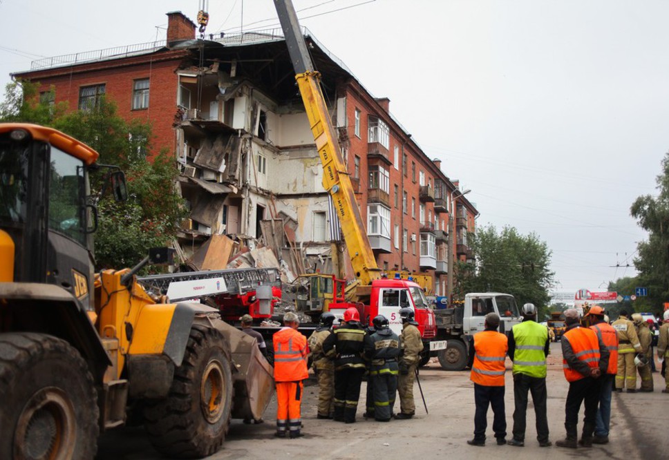 В Перми завершены работы по разбору завалов на месте обрушившегося дома
