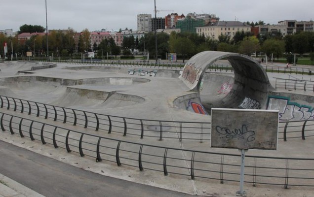 В Перми экстрим-парк защитят от вандалов двухметровым забором