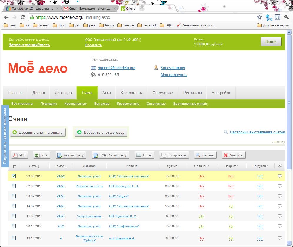 Онлайн-сервисы для ведения бухгалтерии