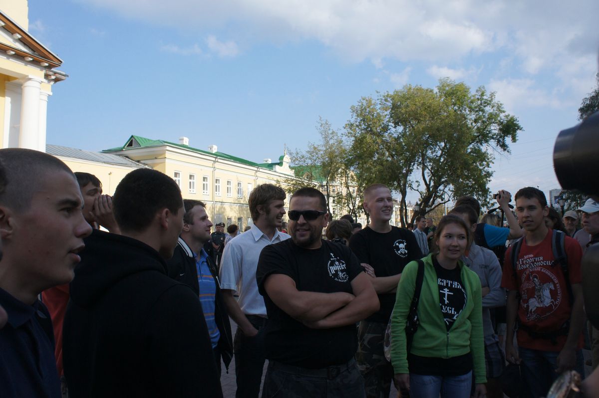 «Кто отменил 14-ую статью конституции?!» - пермские либералы на митинге в поддержку Pussy Riot. ФОТО