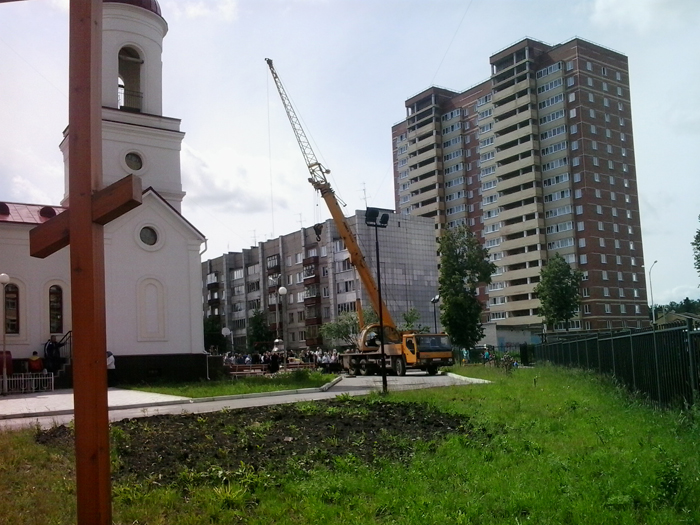 Жители Боровиков услышат колокольный звон: фоторепортаж bc