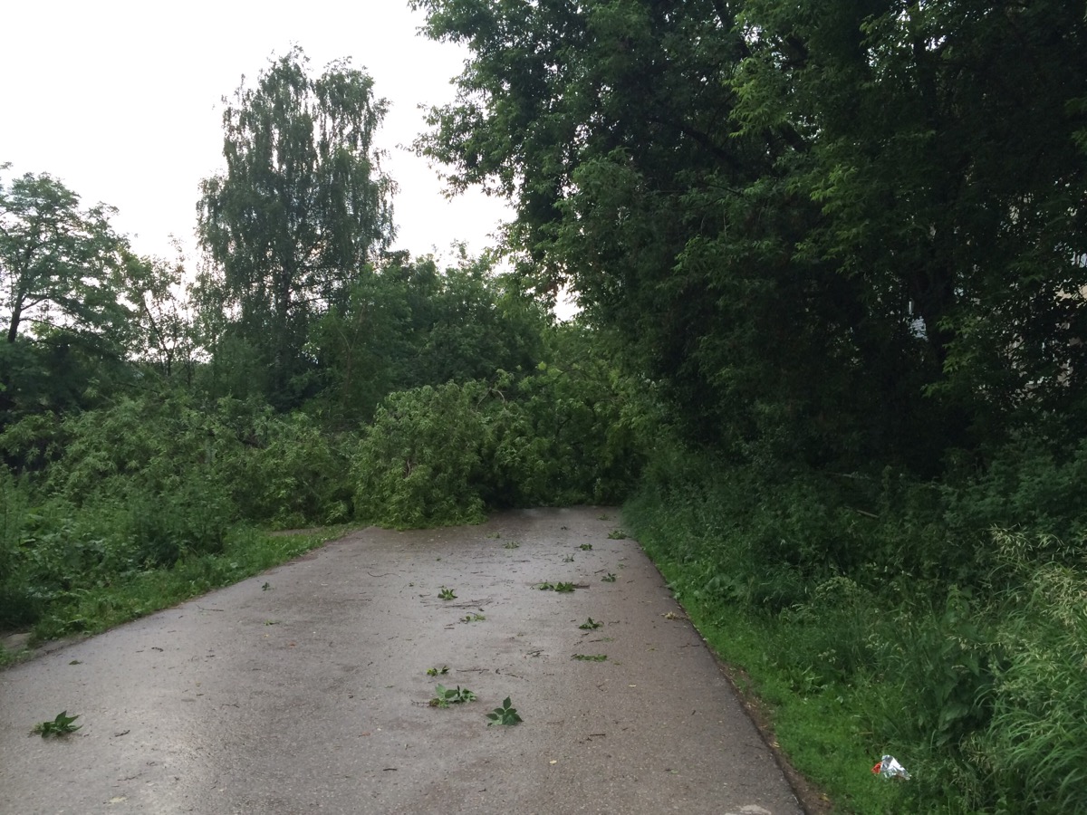 Балкон оторвало. Природные катаклизмы обрушились на Пермь, повредив дома, автомобили и железнодорожные пути
