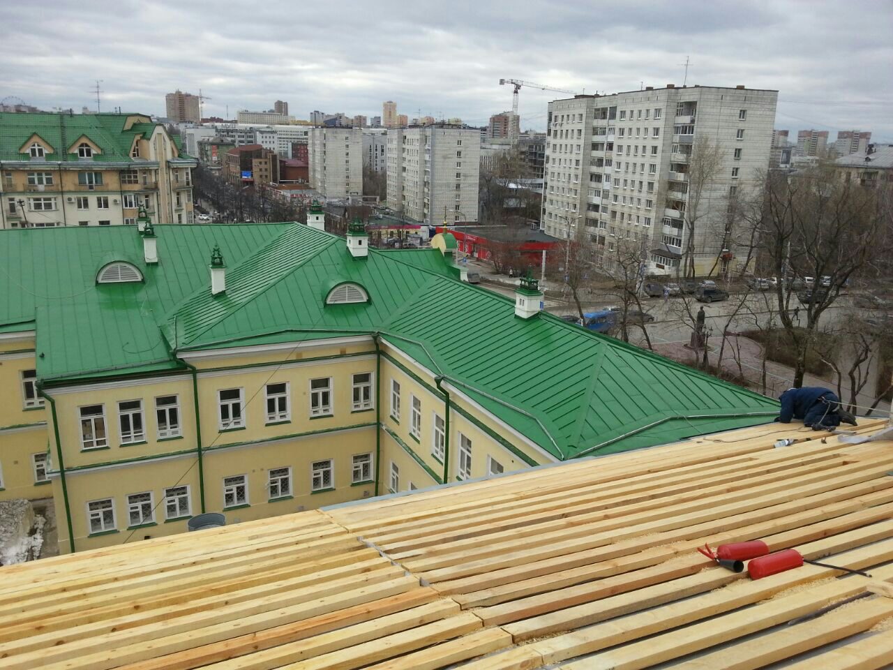 Пермская епархия продолжает ремонт здания, в котором находится галерея