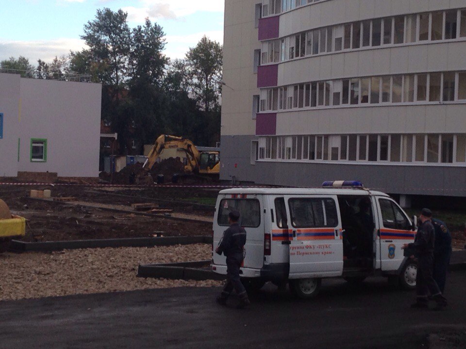 В Перми во дворе жилого комплекса найден снаряд