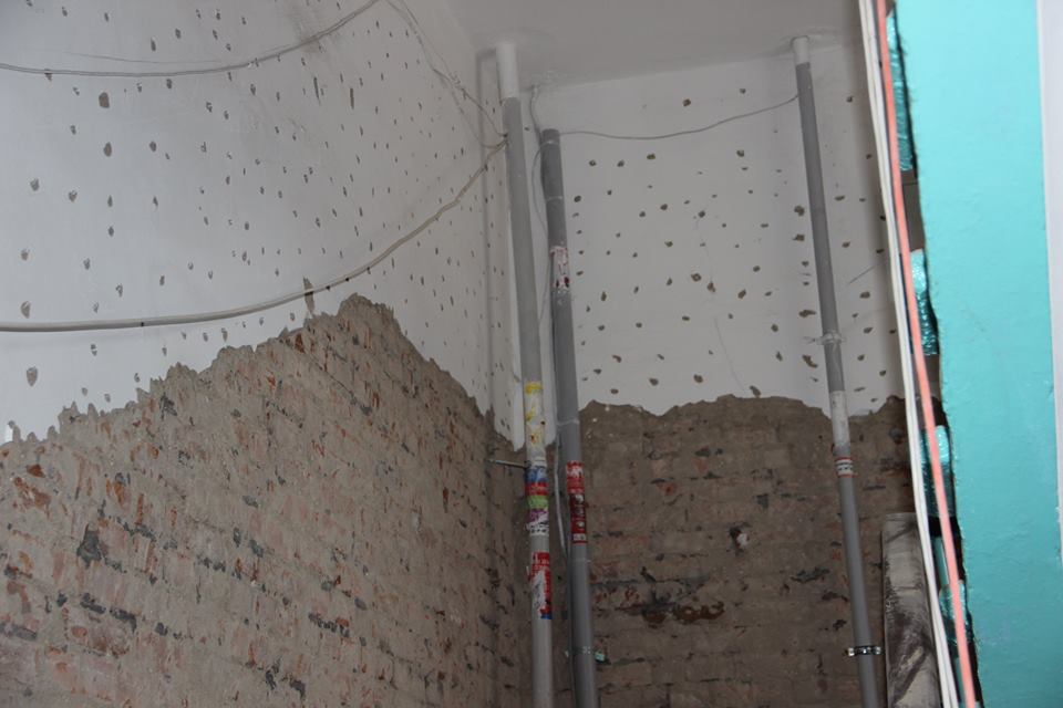 ​Строители восстановили четыре этажа рухнувшего дома по ул. Куйбышева, 103 в Перми