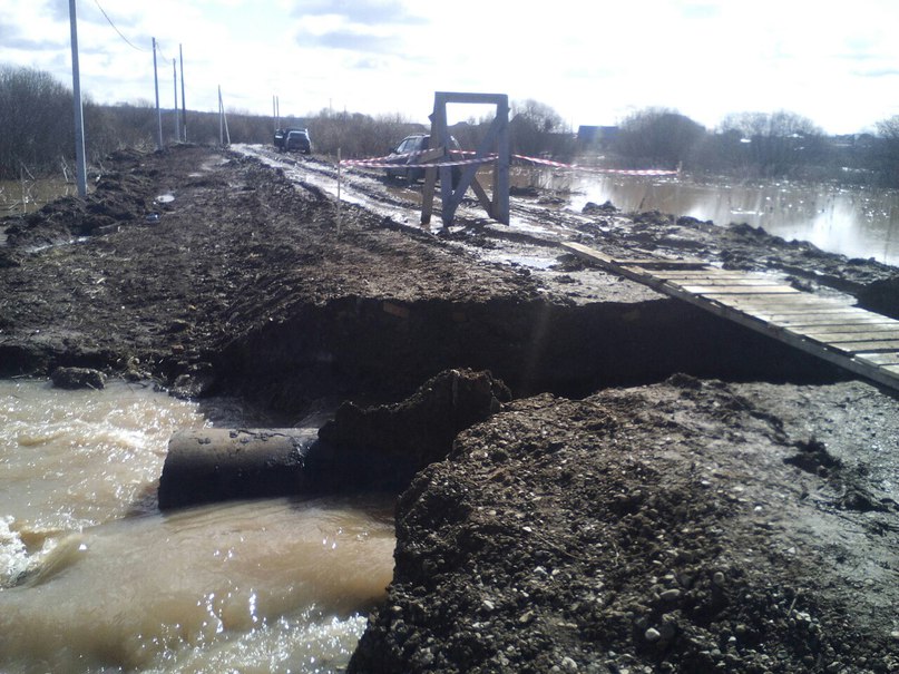 «Дома торчат из воды»: в Пермском крае началось подтопление территорий