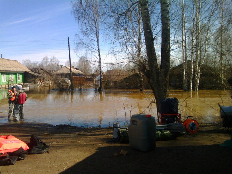 В 5 населенных пунктах Прикамья сохраняется режим ЧС из-за паводка
