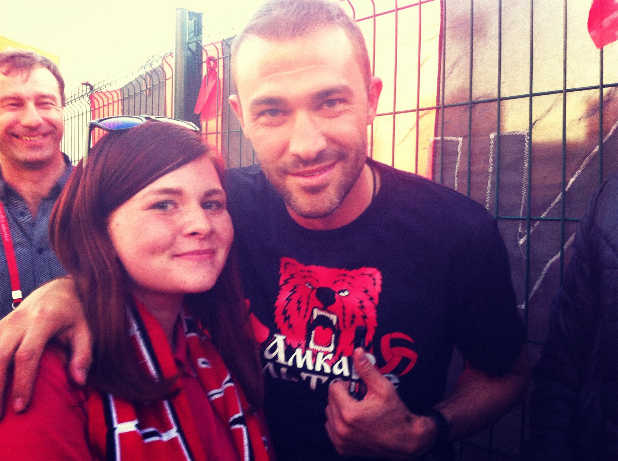 Георги Пеев посмотрел матч «Амкар» - «Уфа» из фанатского сектора