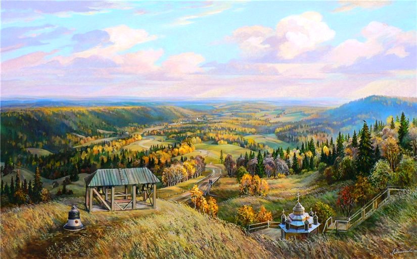 Роман с Уралом. Business Class публикует 30 удивительных работ художницы Любови Малышевой