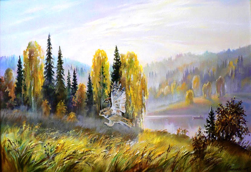 Роман с Уралом. Business Class публикует 30 удивительных работ художницы Любови Малышевой