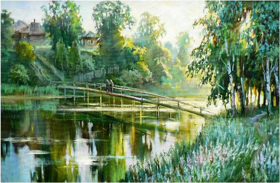 Роман с Уралом. Business Class публикует 30 удивительных работ художницы Любови Малышевой