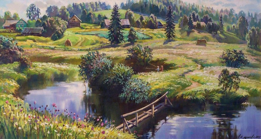 Роман с Уралом. Business Class публикует 30 удивительных работ художницы Любови Малышевой