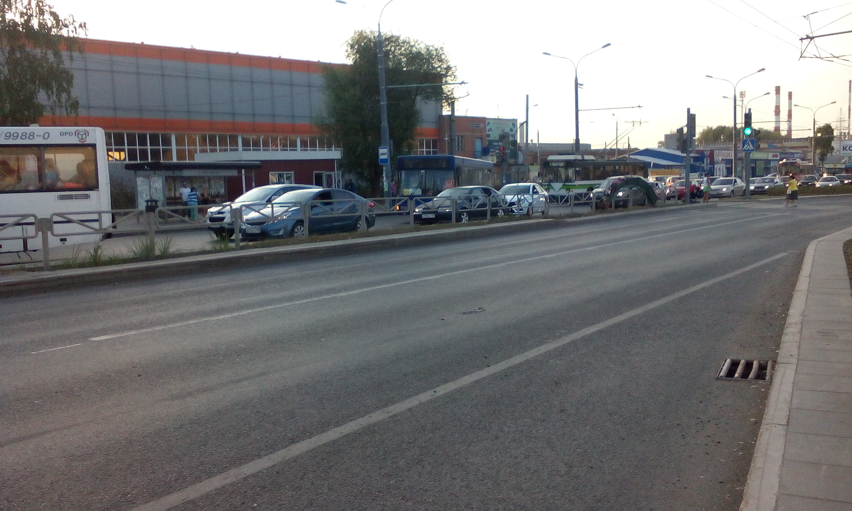 ​В Перми ДТП с автобусом на ул. Героев Хасана спровоцировало серьезную пробку