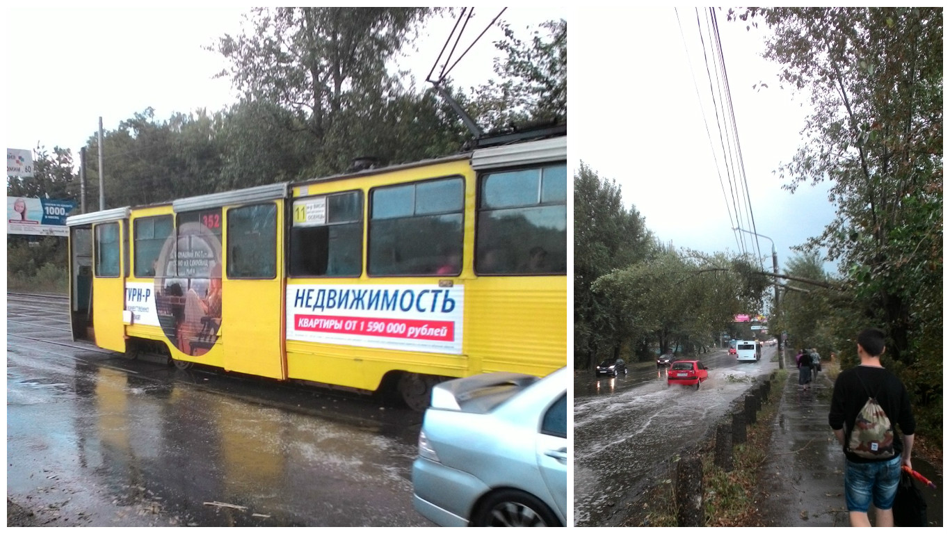 Крыши на дорогах, затопленные улицы и поваленные деревья — как пережили ураган жители Перми