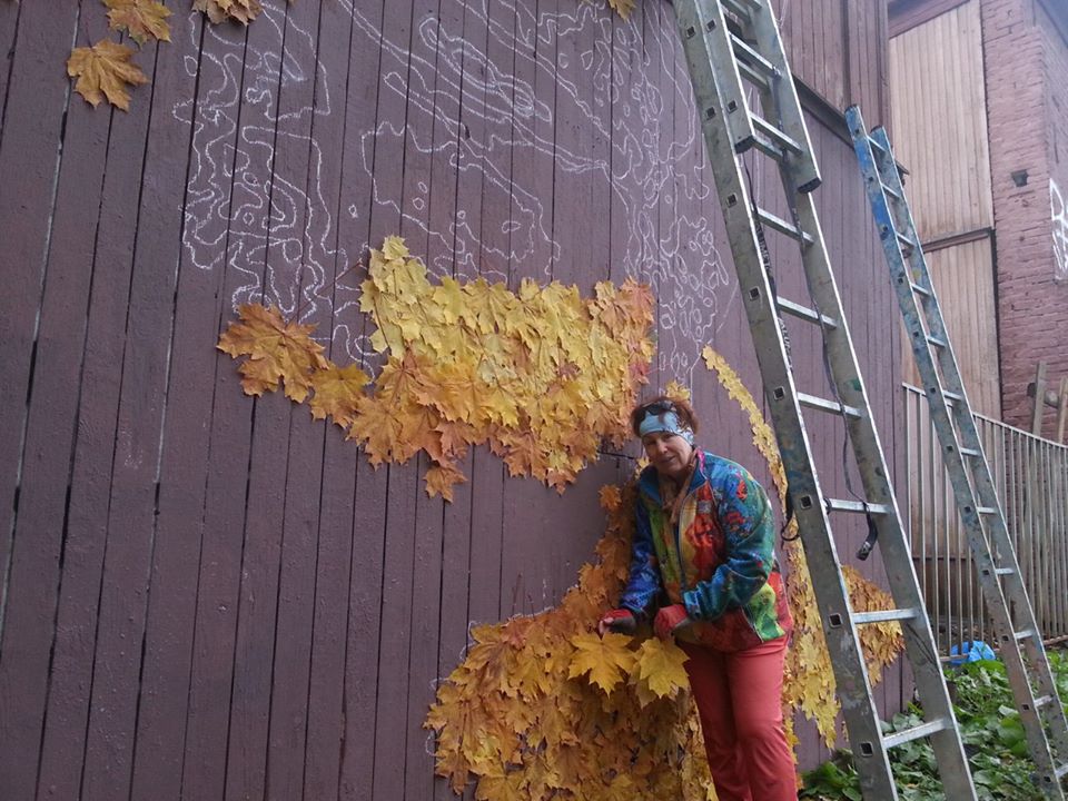 В Перми появится мозаика из листьев с портретом Юрия Шевчука