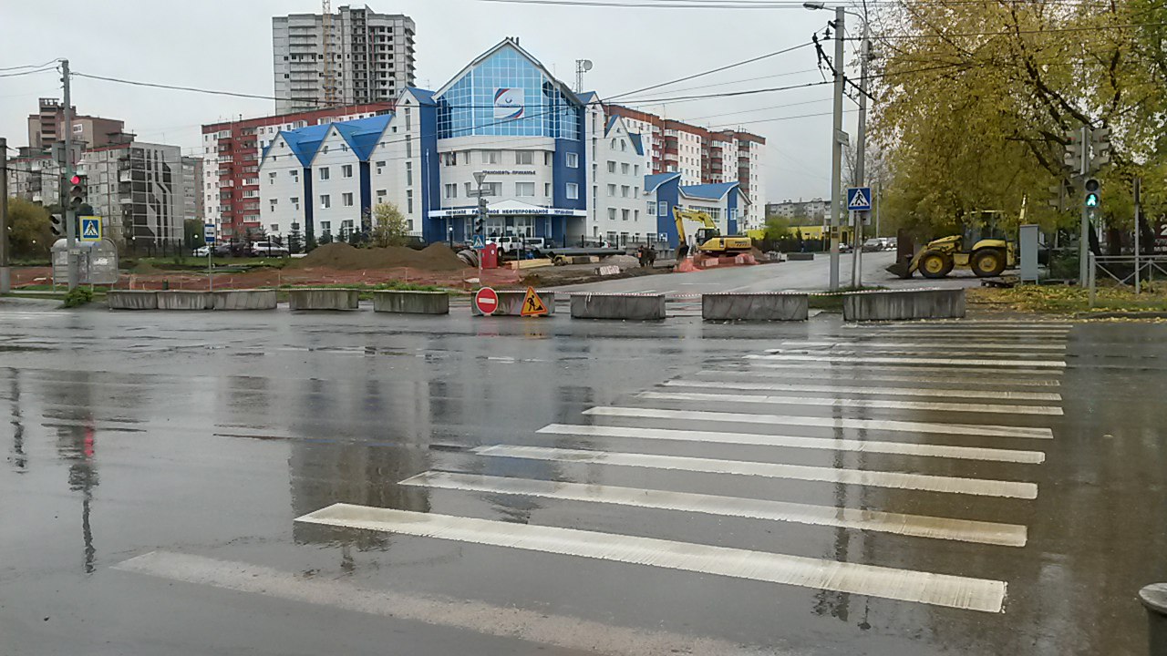 На месте развязки у ипподрома начались строительные работы