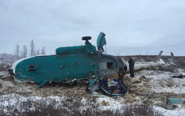 При крушении вертолета на Ямале погибли два жителя Пермского края