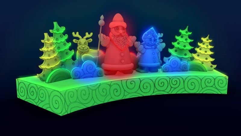 Администрация Перми показала 3D-проект ледового городка на эспланаде