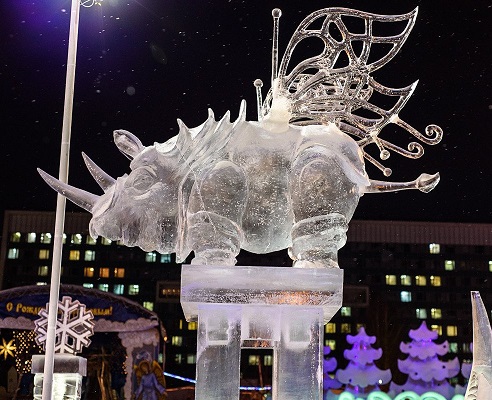 Пермяки стали первыми в конкурсе ледовой скульптуры