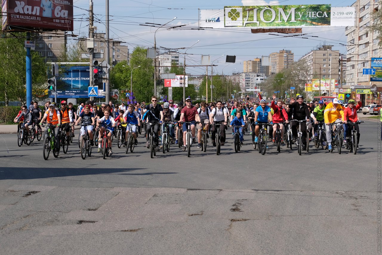 В Перми состоялся велопробег «Пермское кольцо 2017»