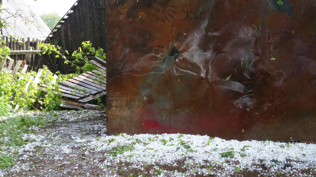 В Перми выпал град «размером с горох»