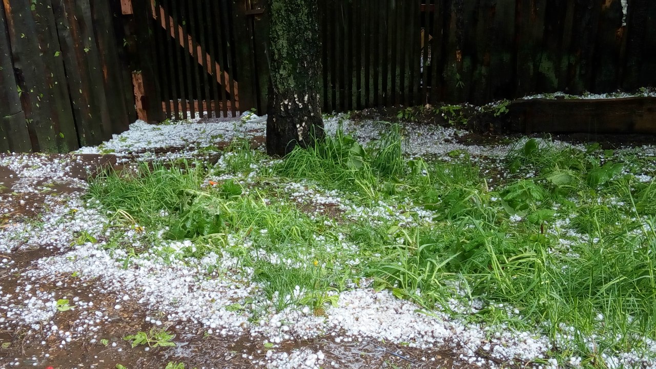 В Перми выпал град «размером с горох»